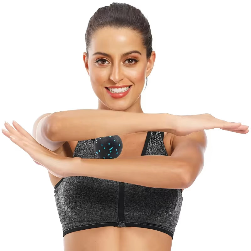 Yoga Peanut Massage Balls & Foam Block Set for Muscle Relief and Relaxation - High Density Fascia Therapy for Fitness Enthusiasts